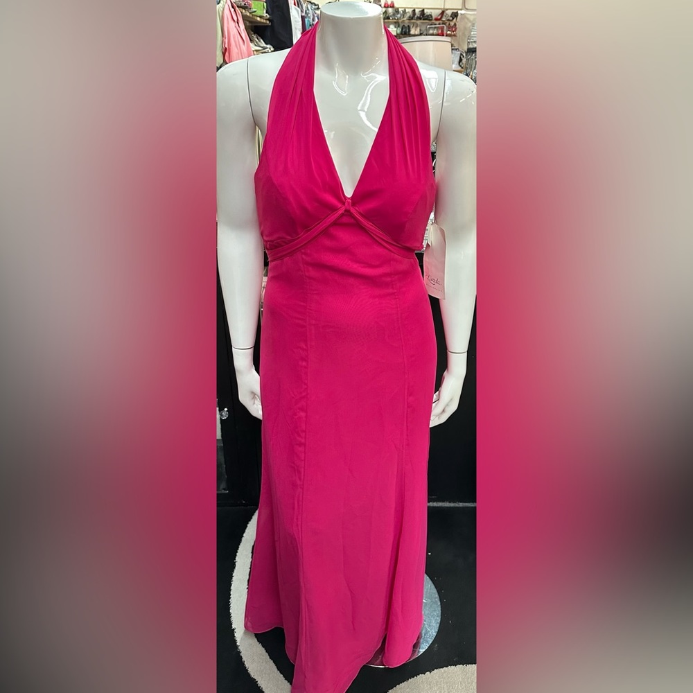 Landa Bridemsmaid sz 14 long pink formal dress